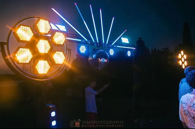 אירוע בהפקת ECHO — הגברה, תאורה ומסכי LED